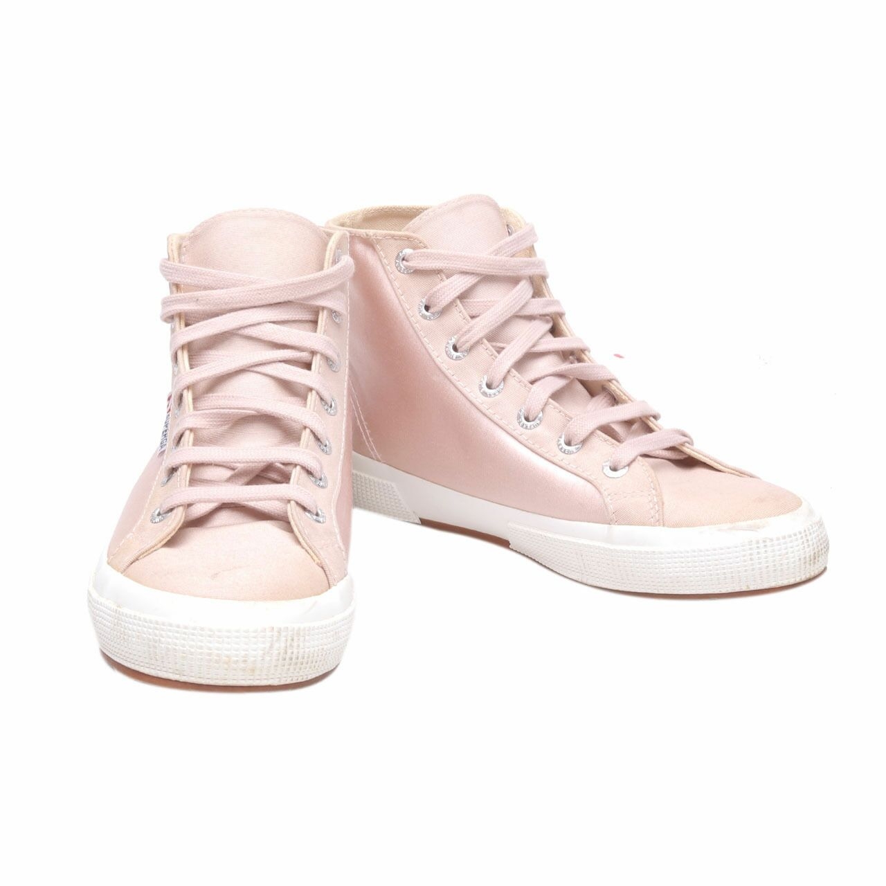 Superga Pink High Sneakers