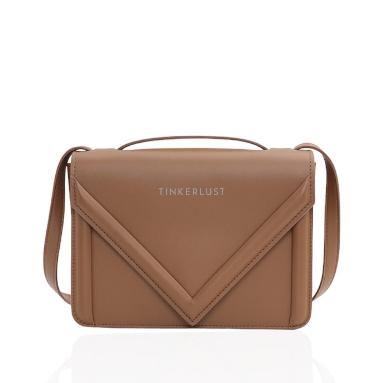 Mansur Gavriel M Frame Box Bag in Desert Calf Leather Sling Bag