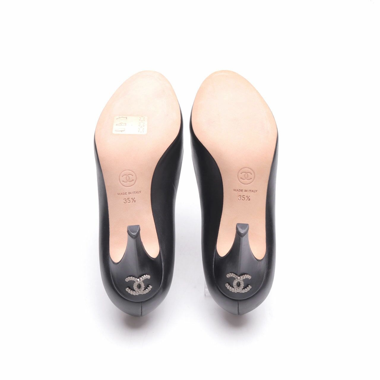 Chanel Escaprins Black Pumps Heels