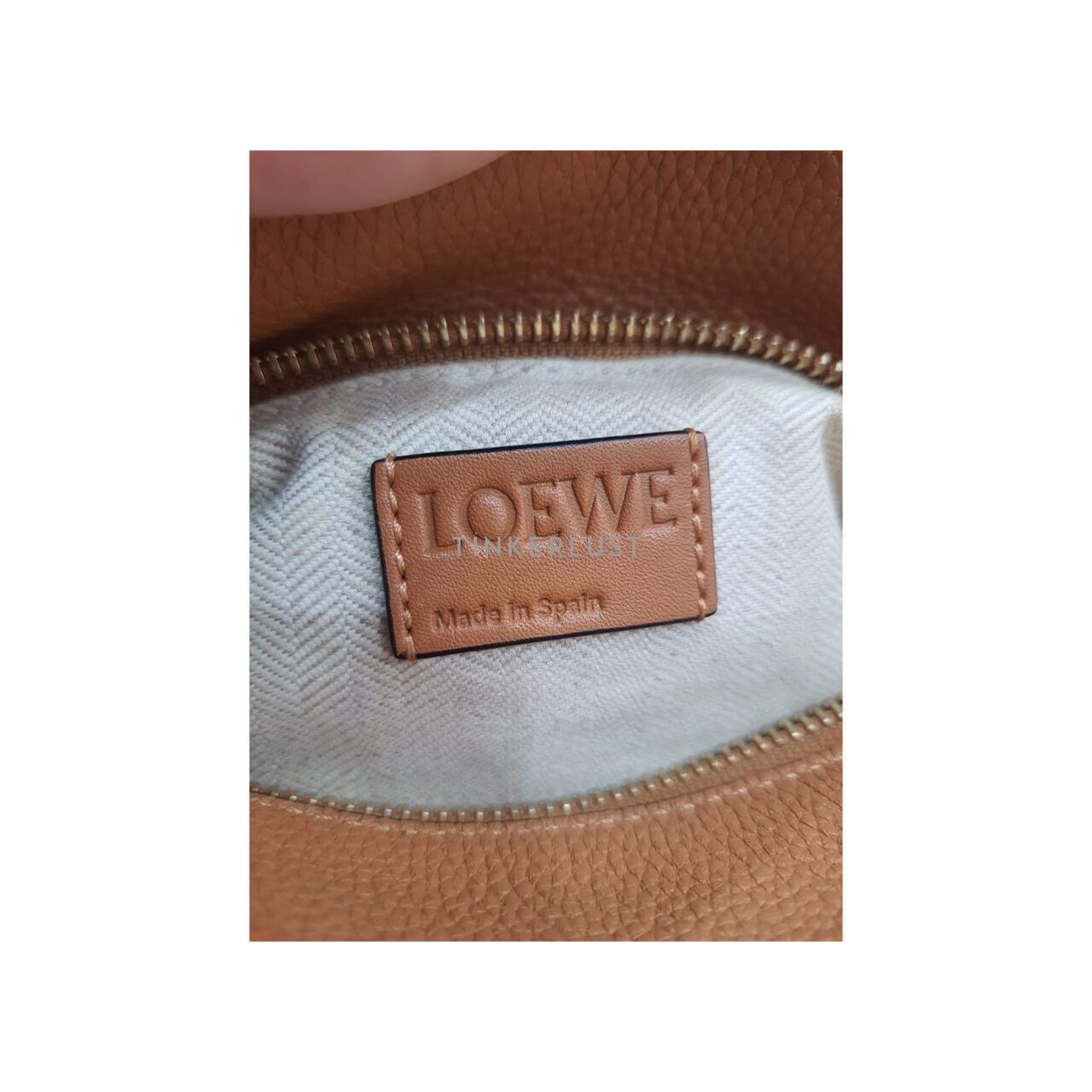 Loewe Puzzle Small Caramel Grained GHW 2019 Satchel