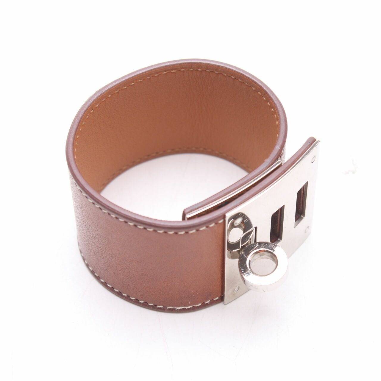 Hermes Kelly Dog Brown Bracelet