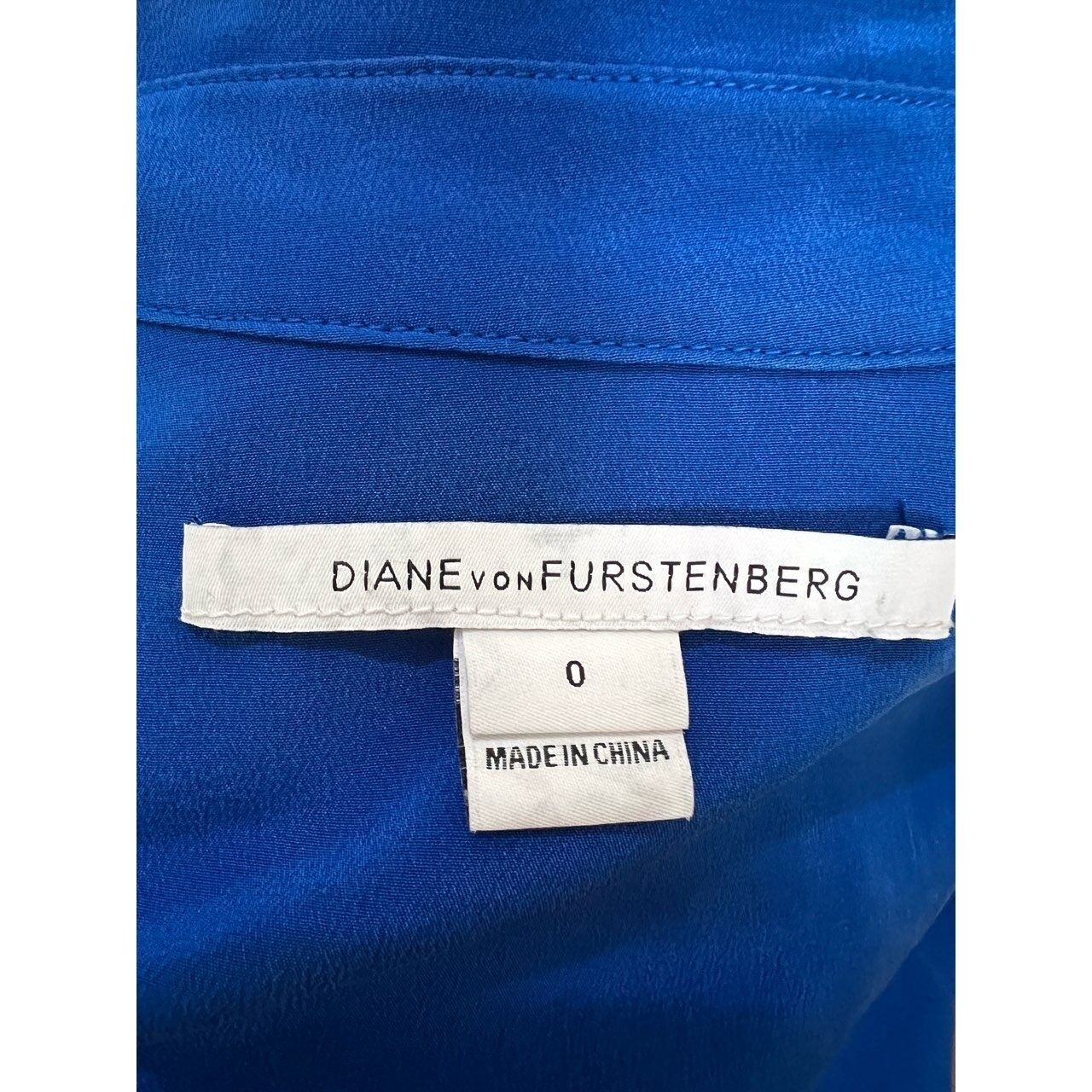 Diane Von Furstenberg Electric Blue Shirt