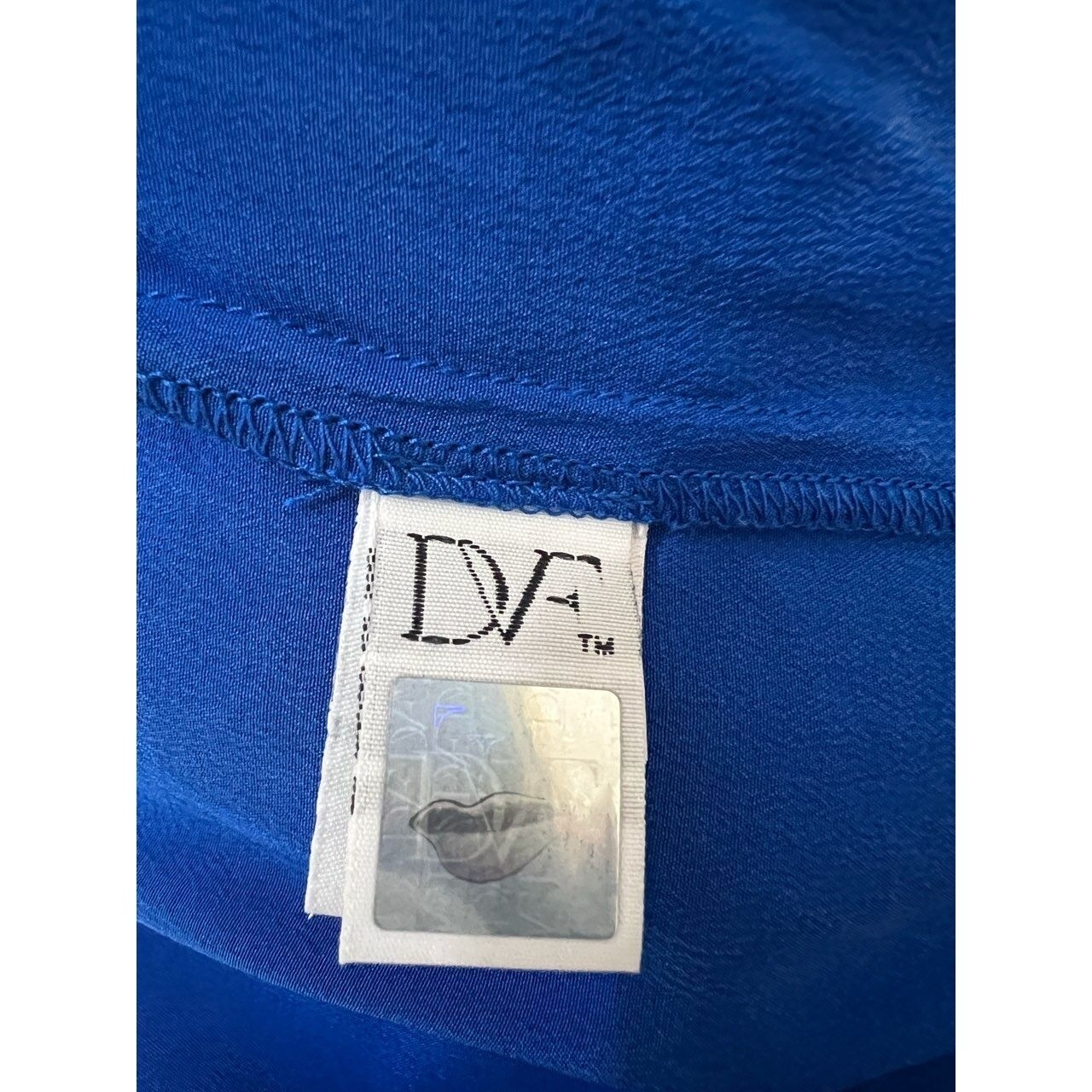 Diane Von Furstenberg Electric Blue Shirt