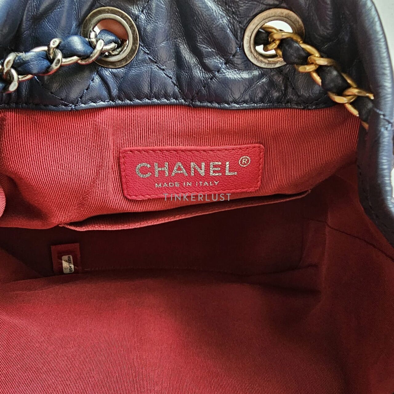 Chanel Gabrielle Navy Backpack