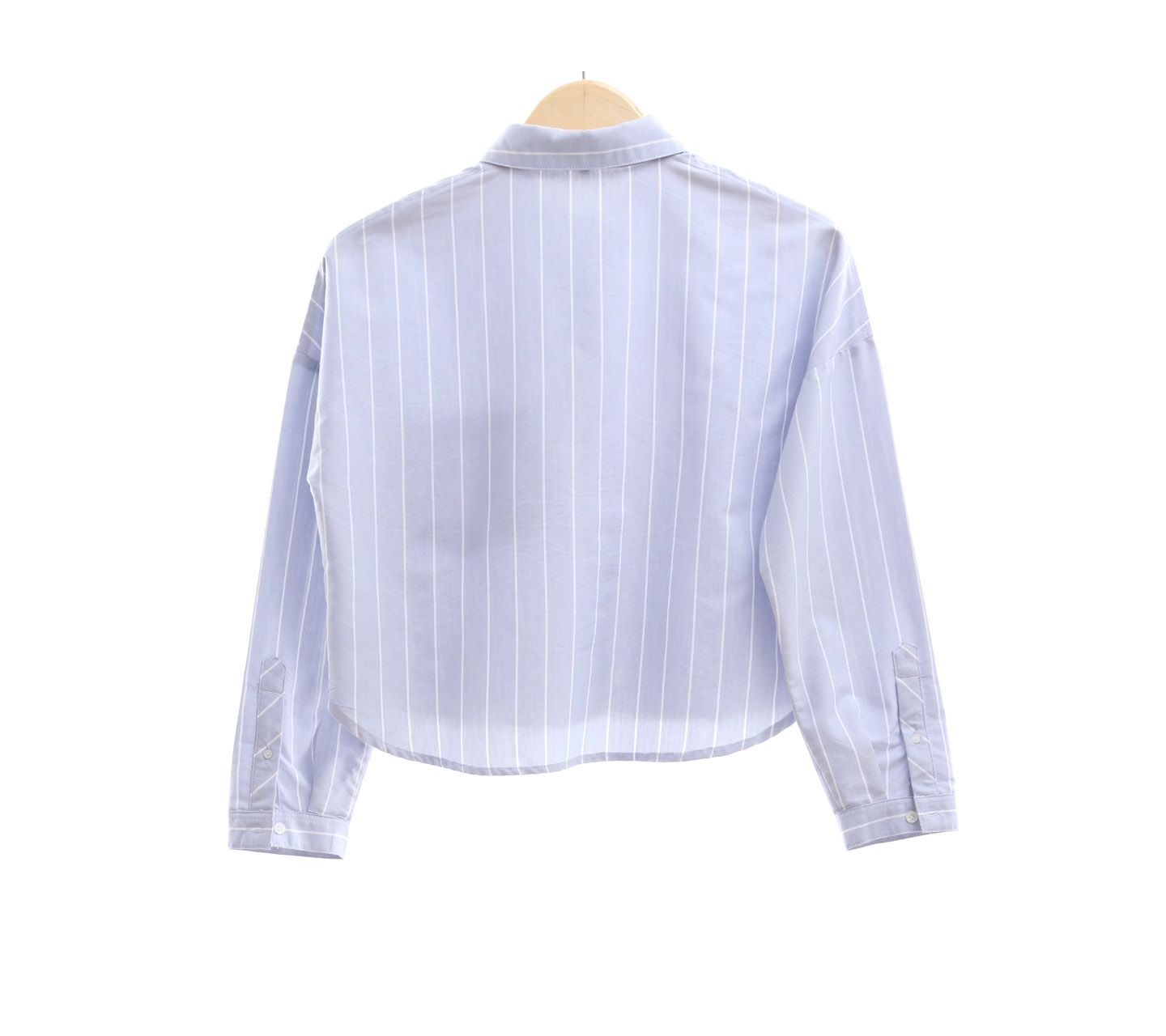 Pomelo. Light Blue Strped Shirt