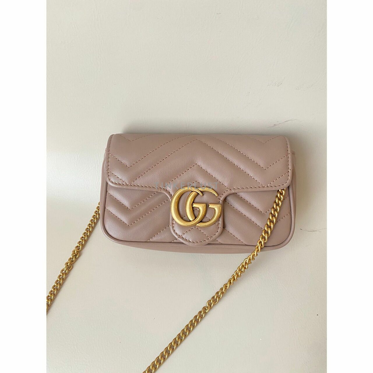 Gucci Marmont Nude Super Mini Sling Bag