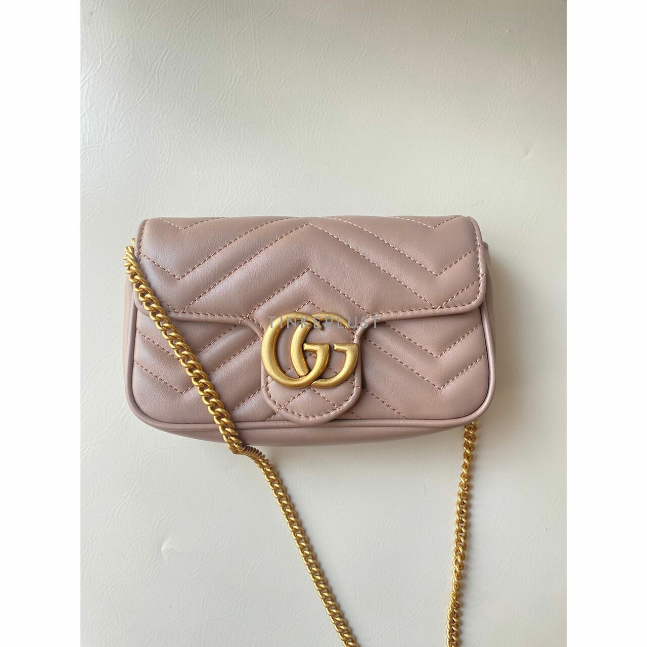 Gucci Marmont Nude Super Mini Sling Bag