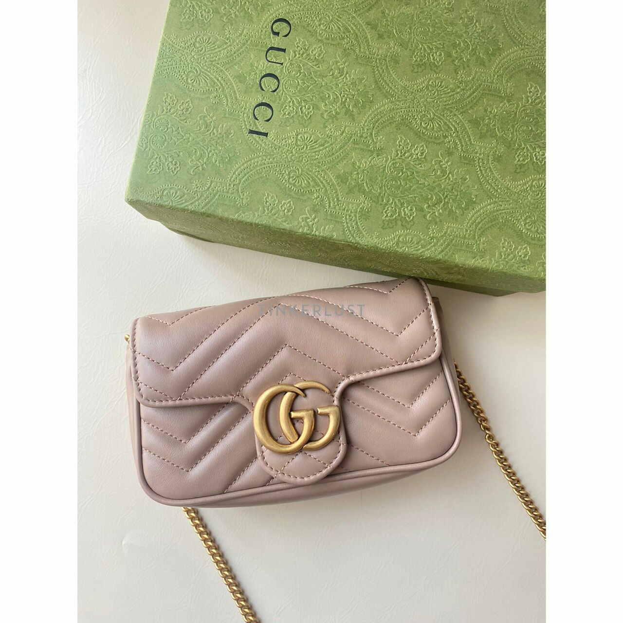 Gucci Marmont Nude Super Mini Sling Bag