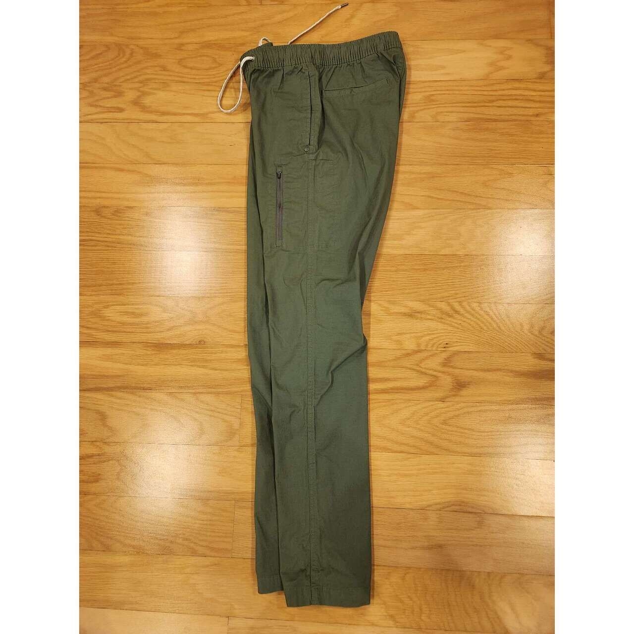 Vuori Green Ripstop Long Pants