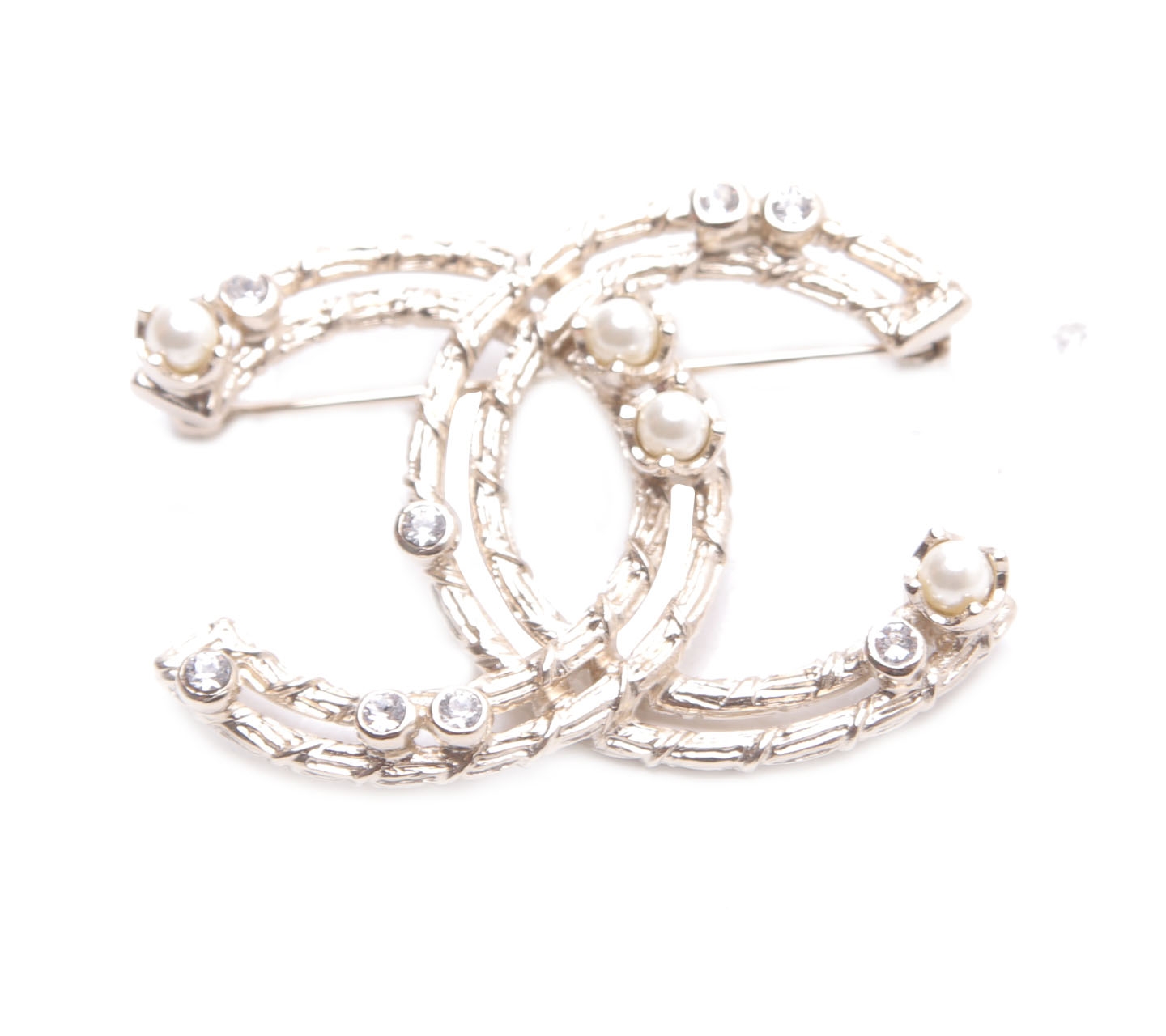 Chanel Silver Brooch Jewelry