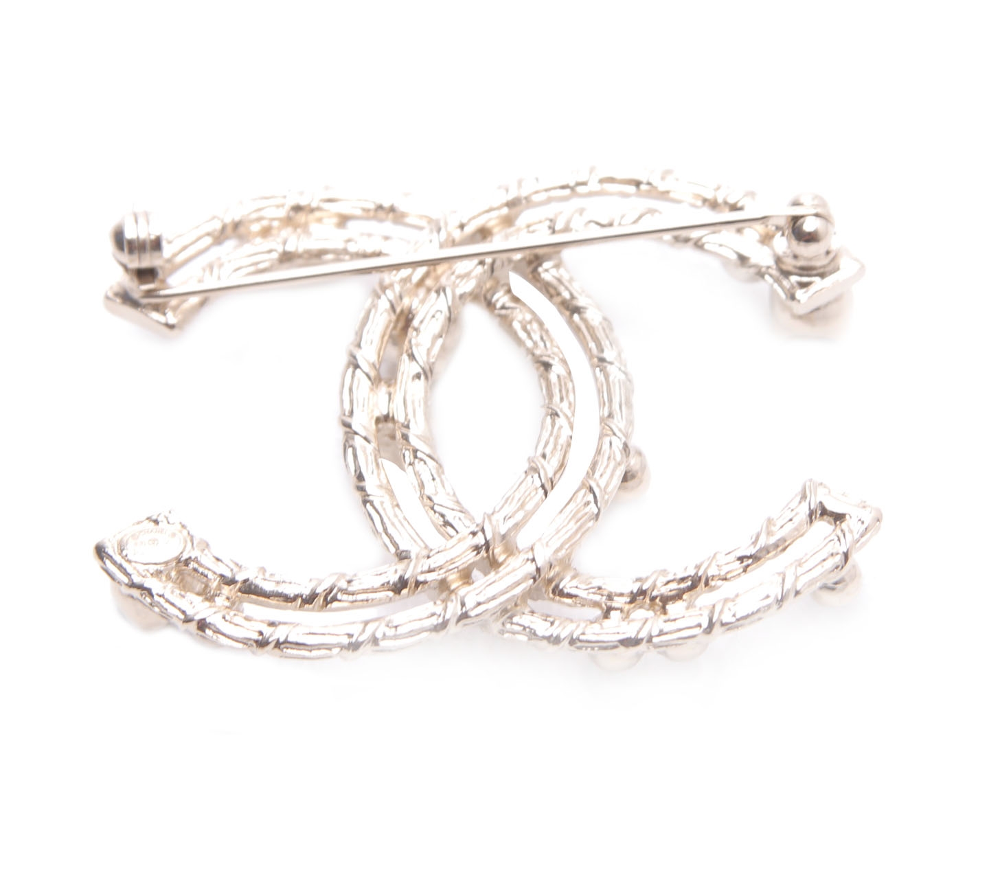 Chanel Silver Brooch Jewelry