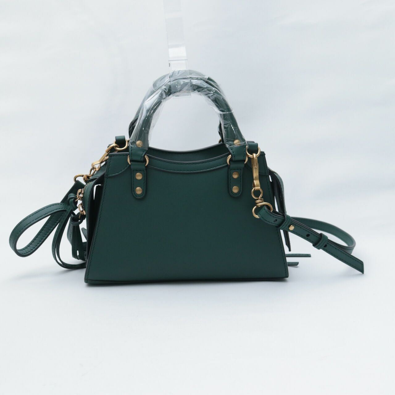 Balenciaga Neo Mini City Green Satchel Bag