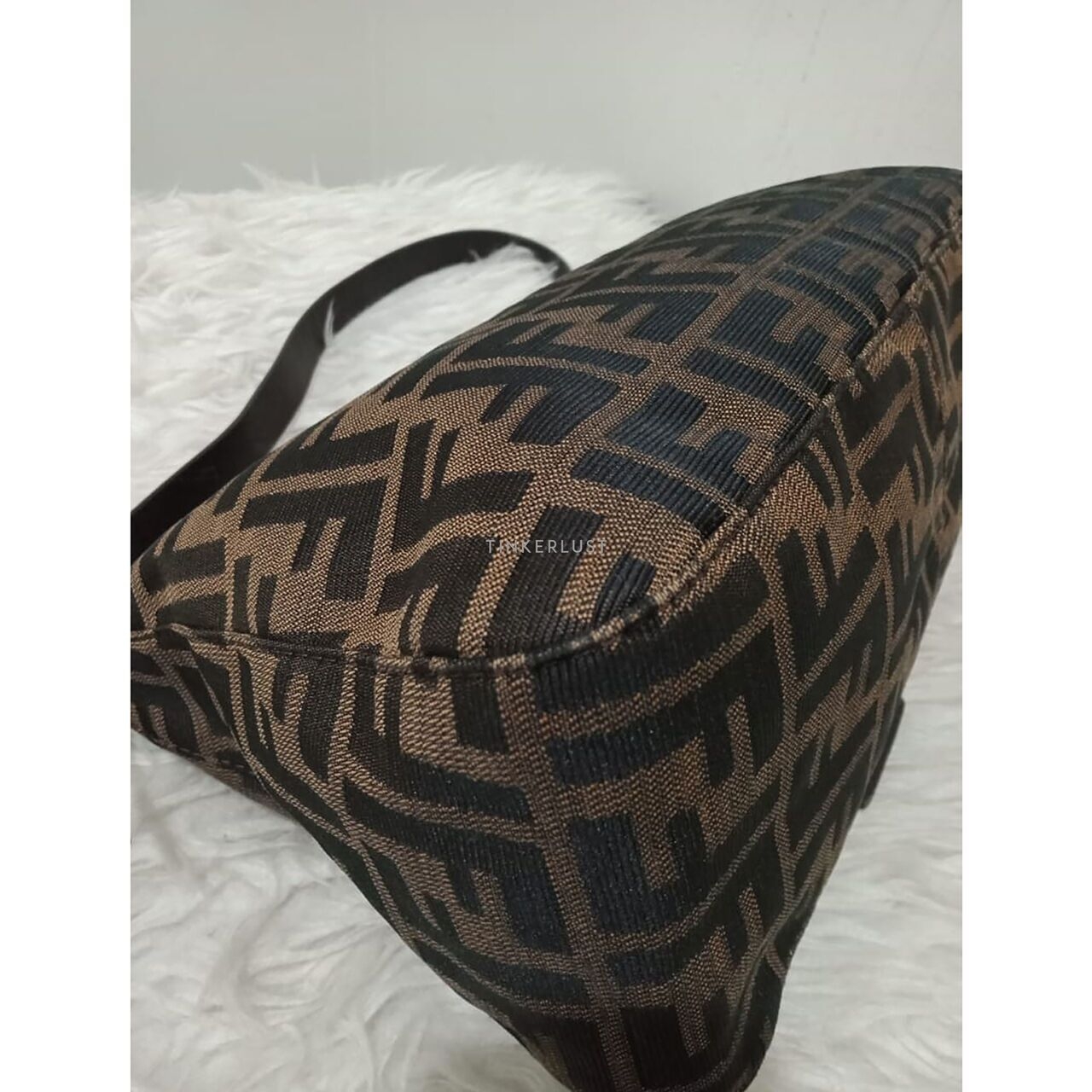 Fendi Mamma Baguette Zucca Print Shoulder Bag