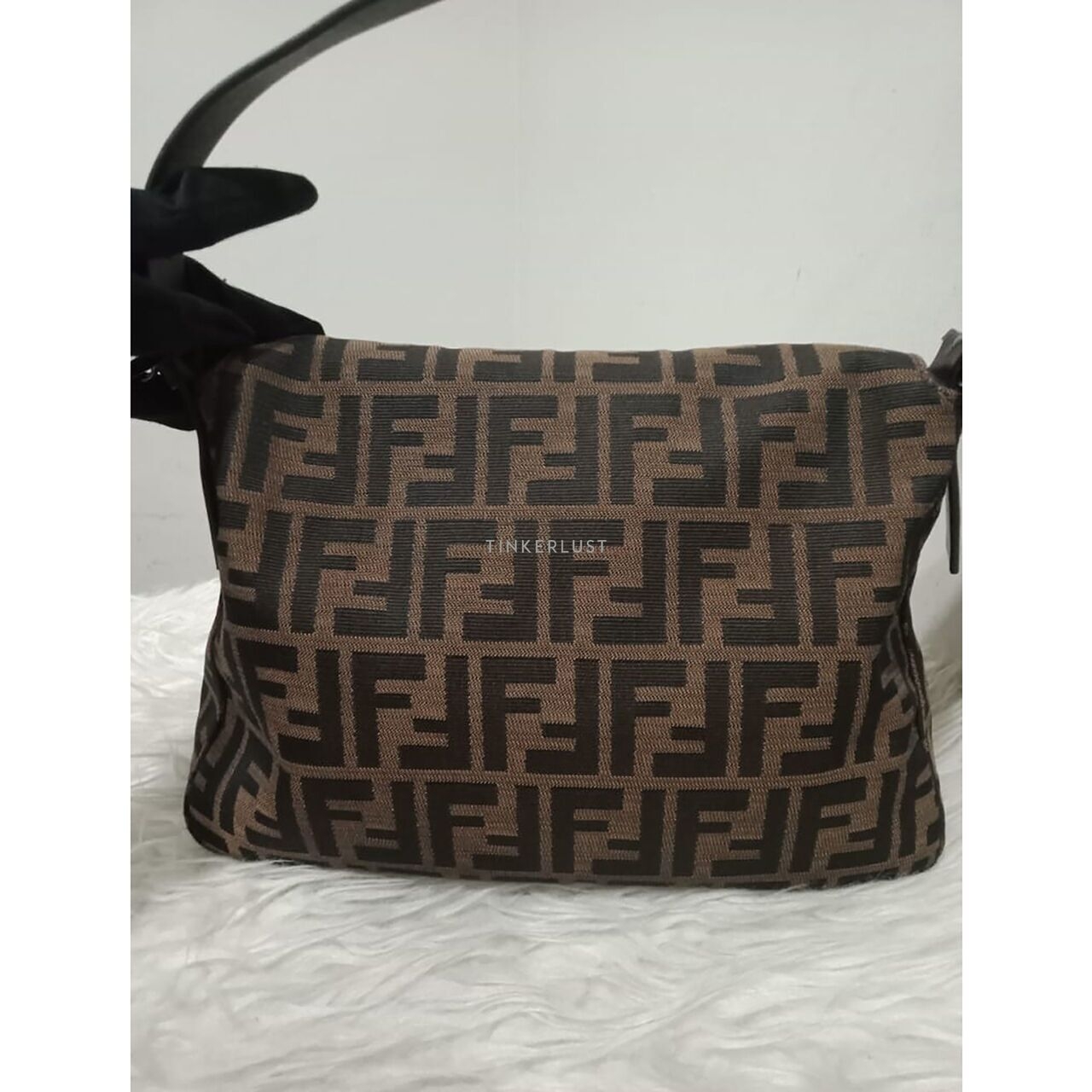 Fendi Mamma Baguette Zucca Print Shoulder Bag