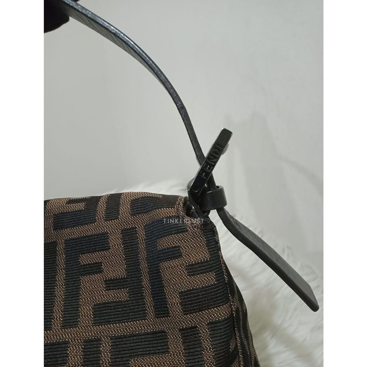 Fendi Mamma Baguette Zucca Print Shoulder Bag