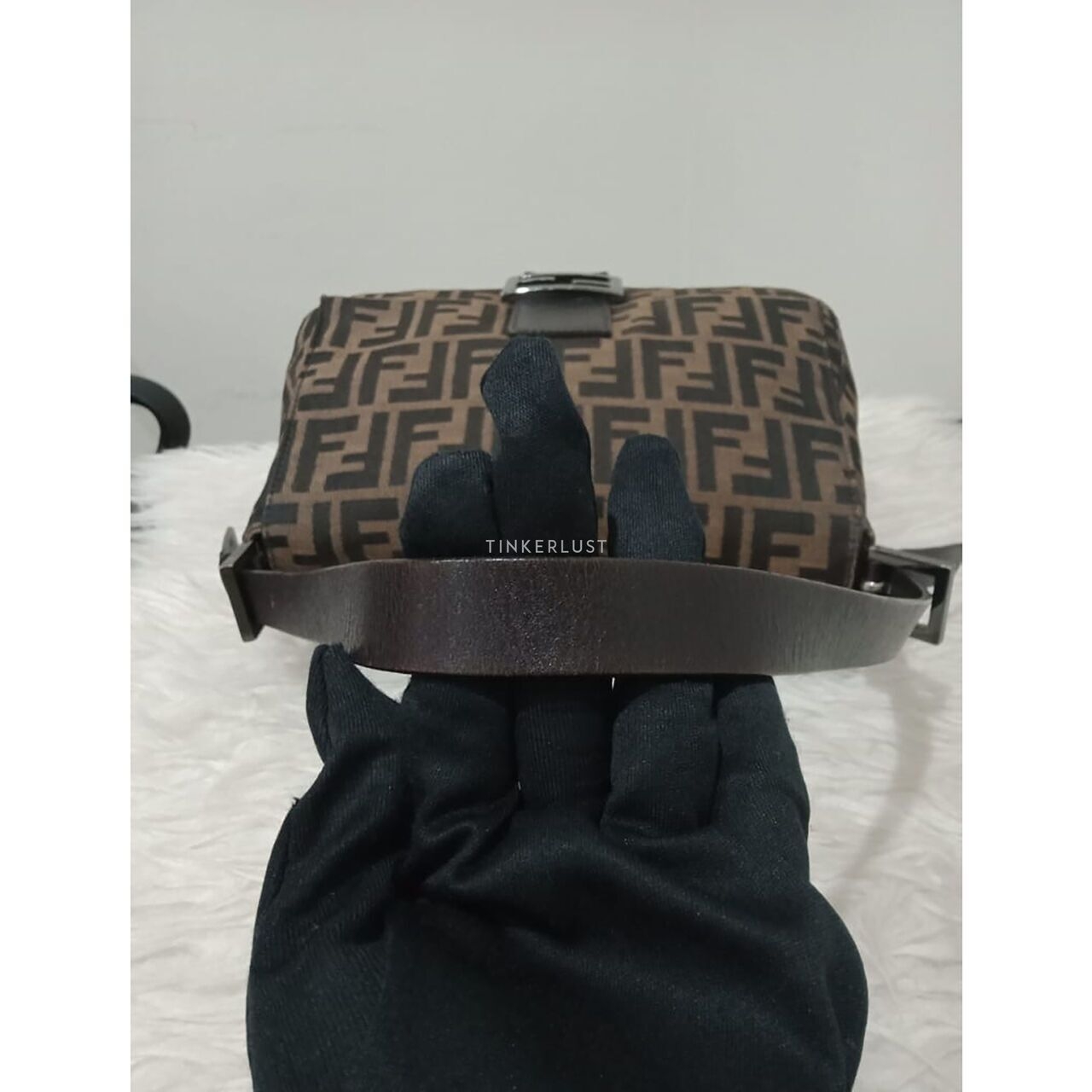 Fendi Mamma Baguette Zucca Print Shoulder Bag