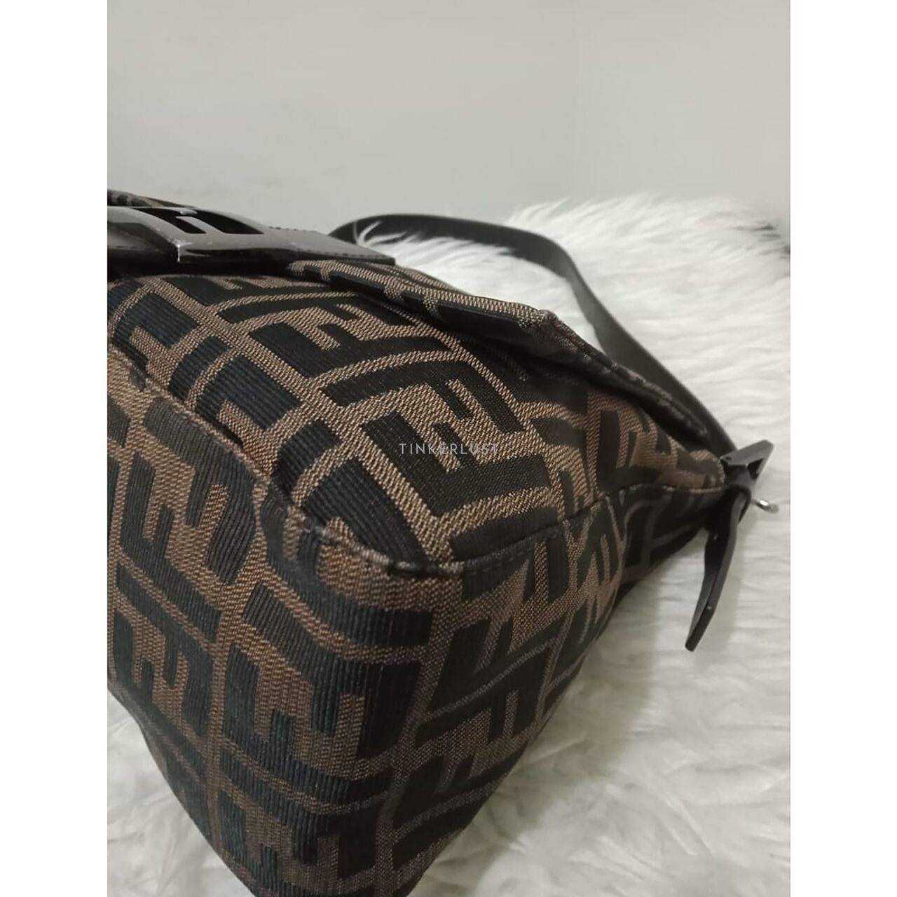 Fendi Mamma Baguette Zucca Print Shoulder Bag