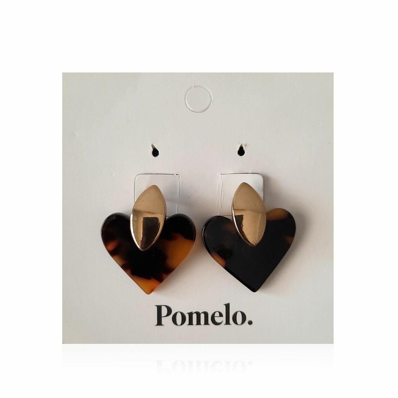 Pomelo. Brown Earrings