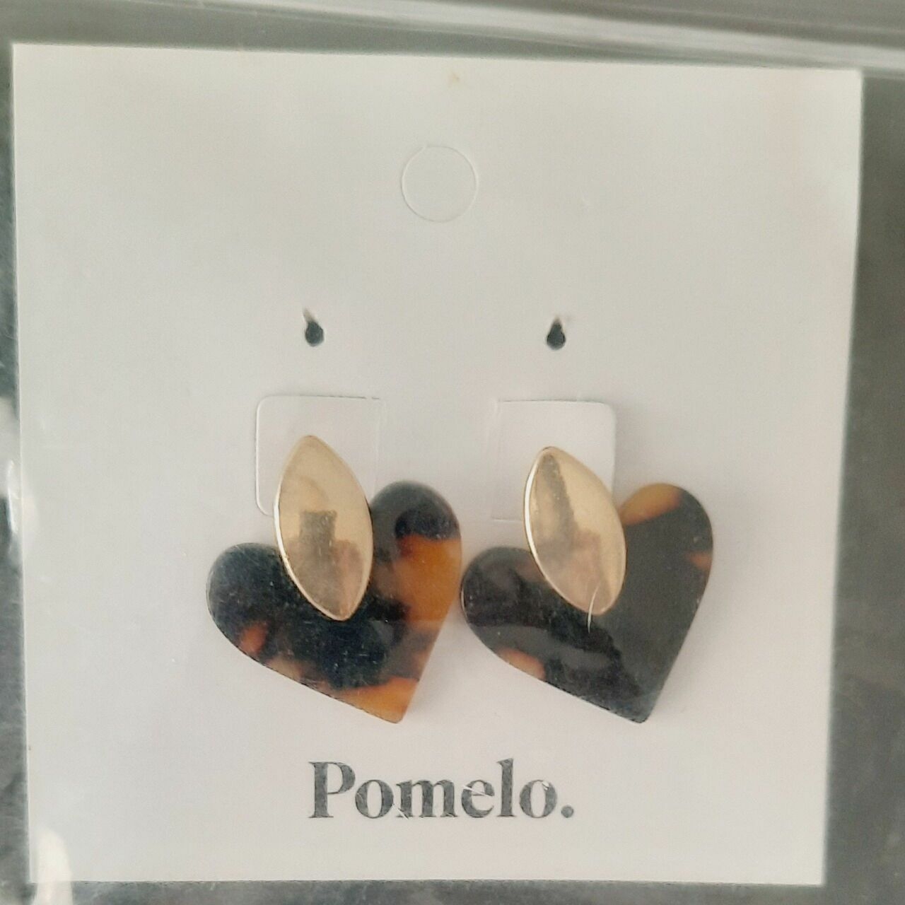 Pomelo. Brown Earrings