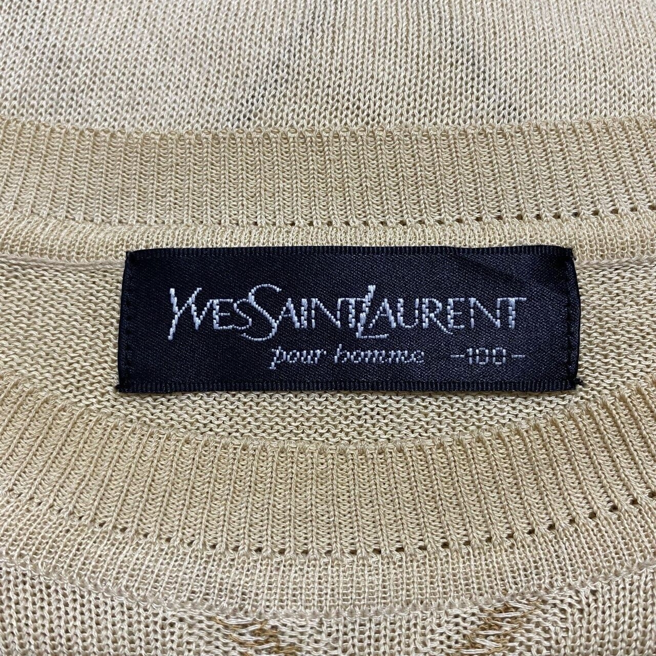 Yves Saint Laurent Cream Blouse