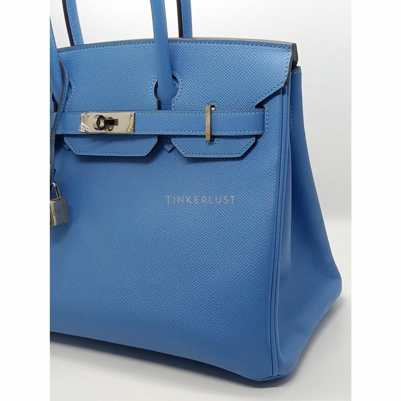 Hermes Birkin 30 Blue Paradise Epsom Leather #T PHW