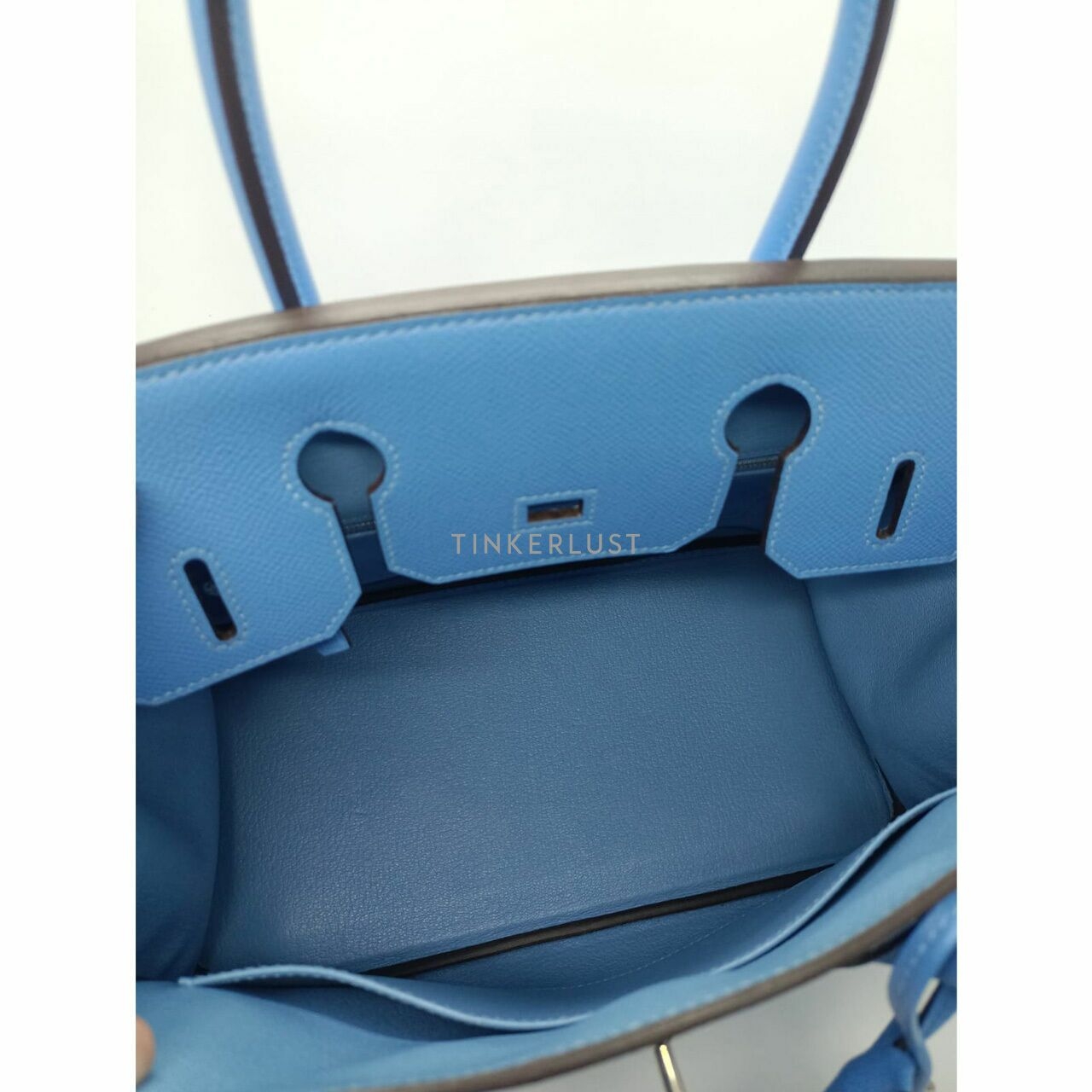 Hermes Birkin 30 Blue Paradise Epsom Leather #T PHW