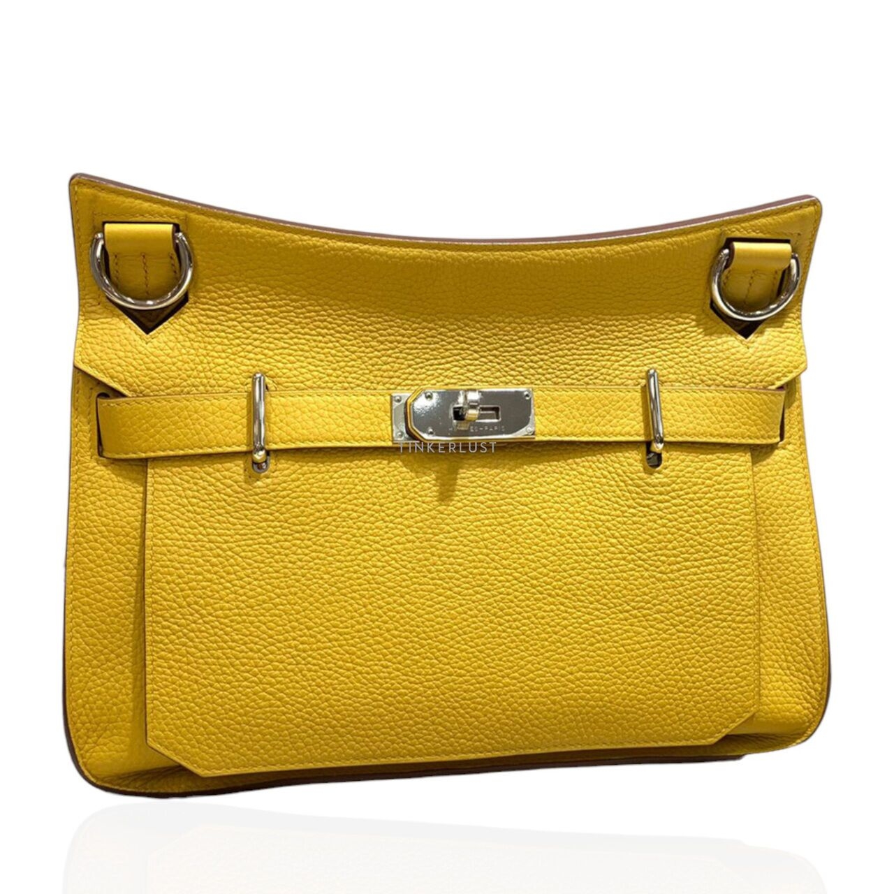 Hermes Jypsiere 31 Clemence Yellow # D 2019 Sling Bag 