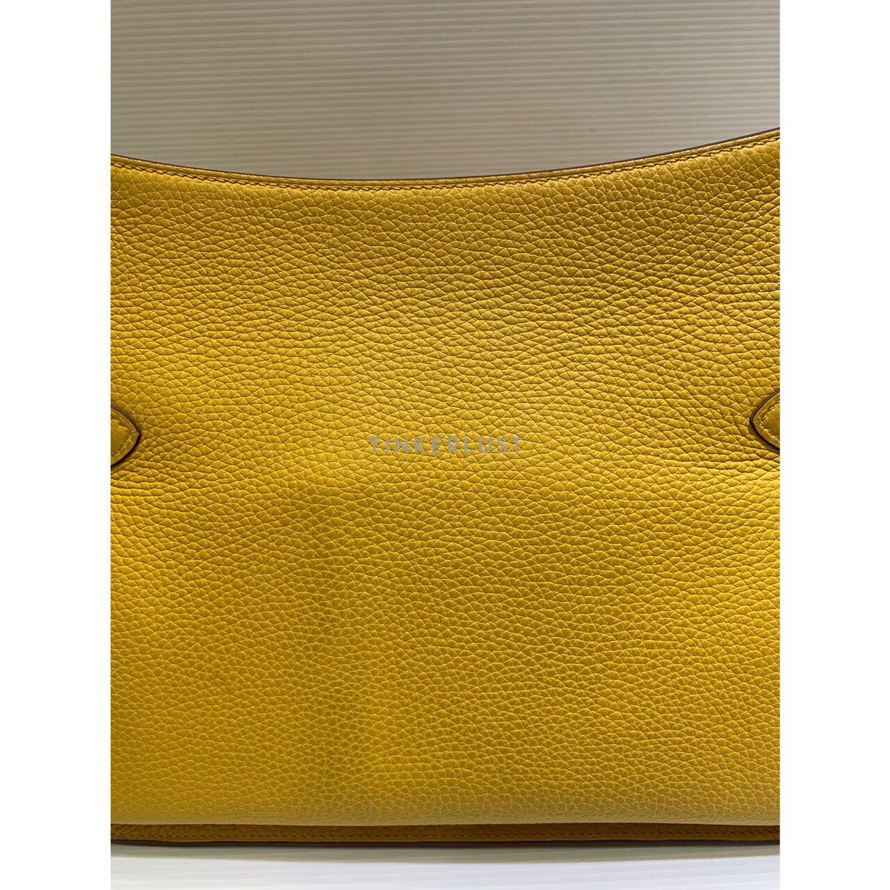 Hermes Jypsiere 31 Clemence Yellow # D 2019 Sling Bag 