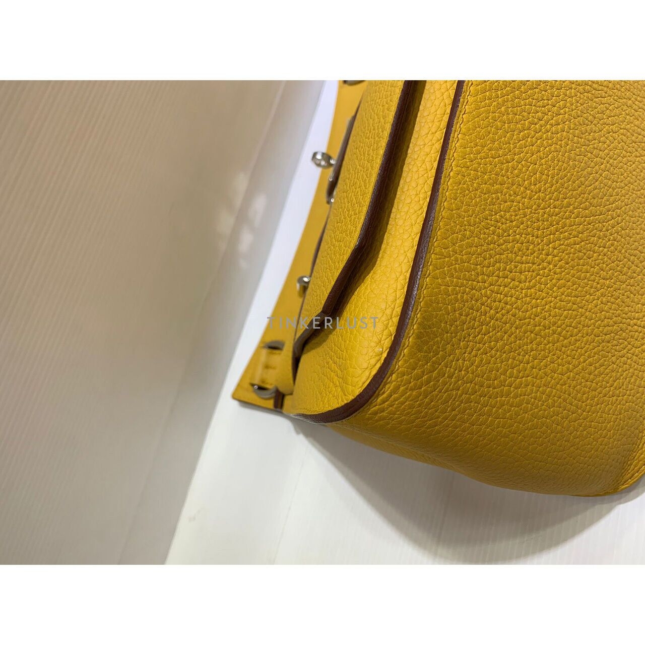 Hermes Jypsiere 31 Clemence Yellow # D 2019 Sling Bag 