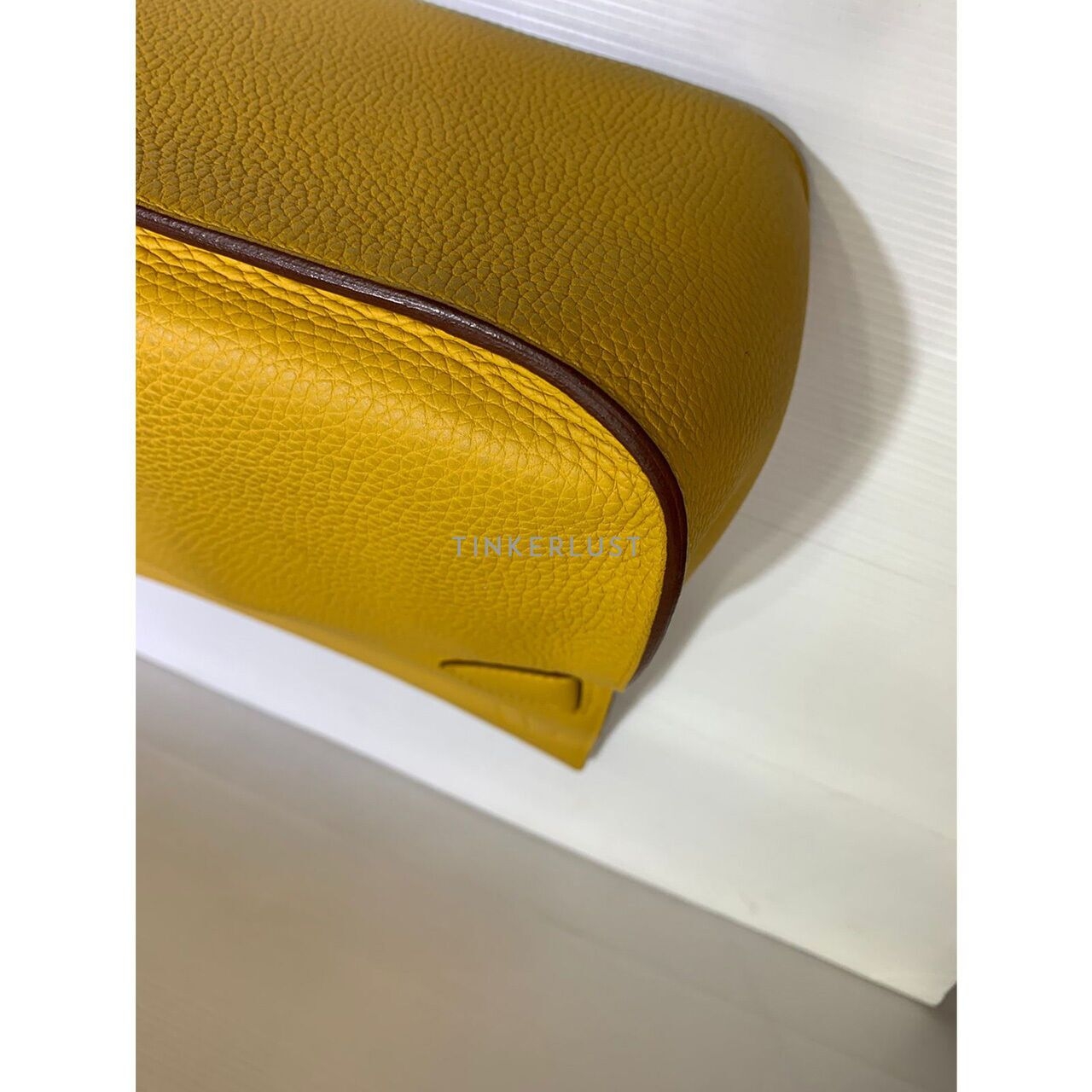 Hermes Jypsiere 31 Clemence Yellow # D 2019 Sling Bag 