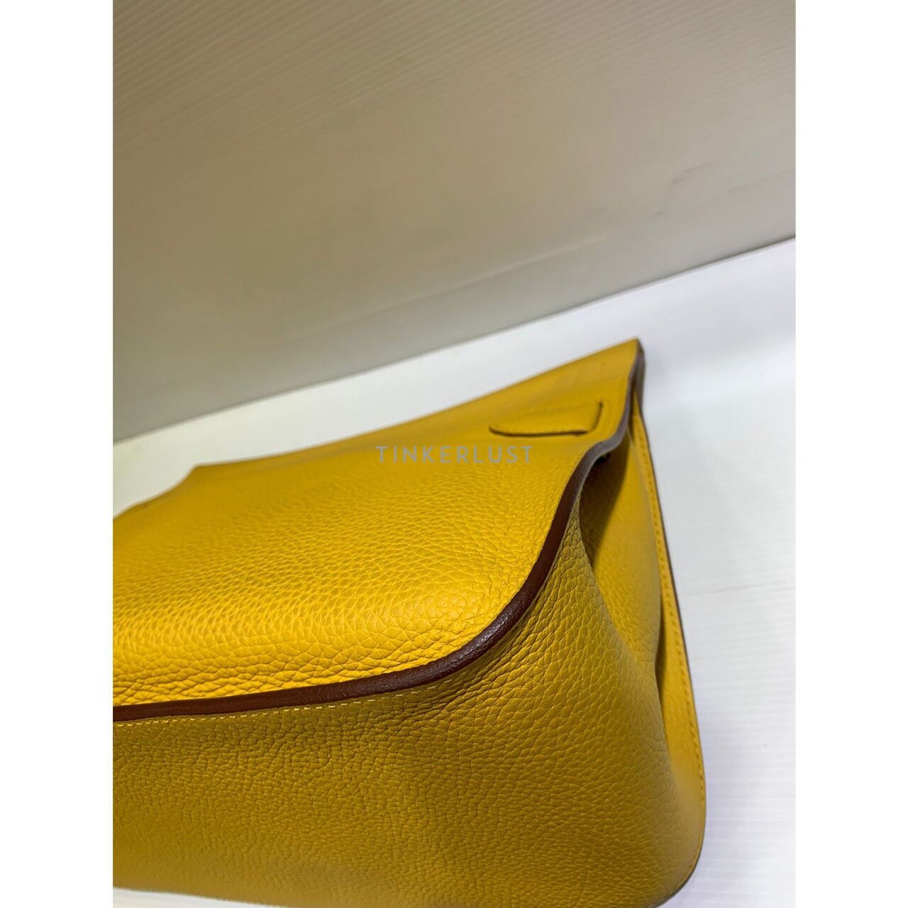 Hermes Jypsiere 31 Clemence Yellow # D 2019 Sling Bag 