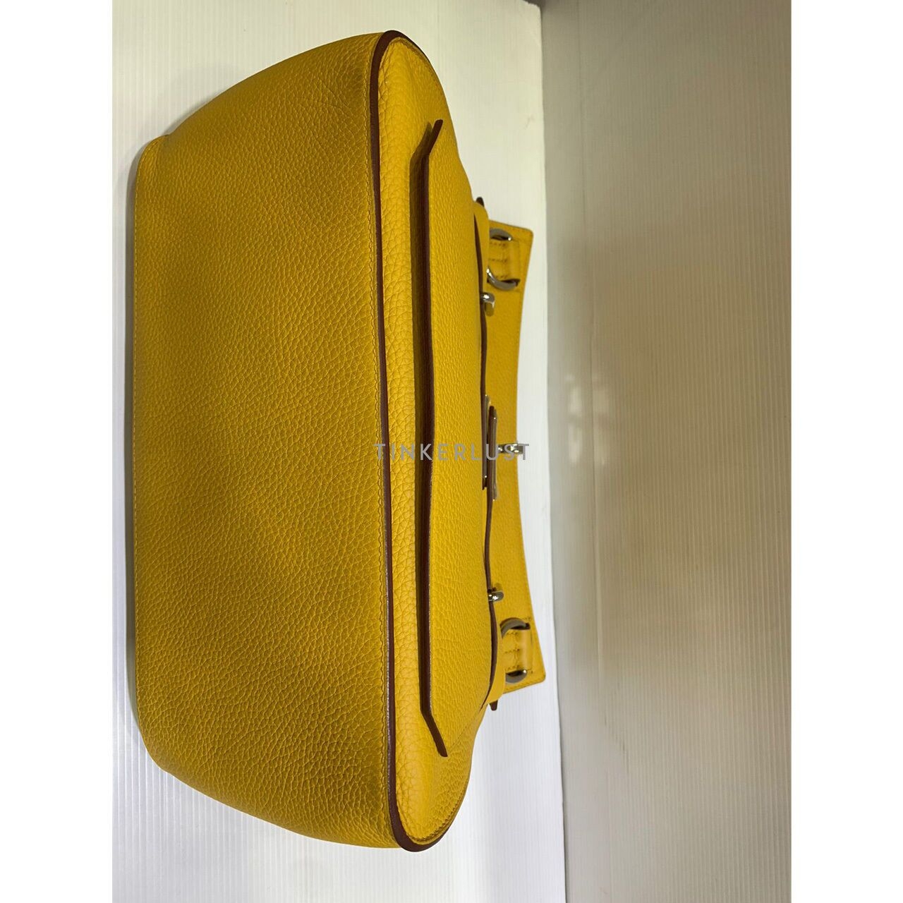 Hermes Jypsiere 31 Clemence Yellow # D 2019 Sling Bag 