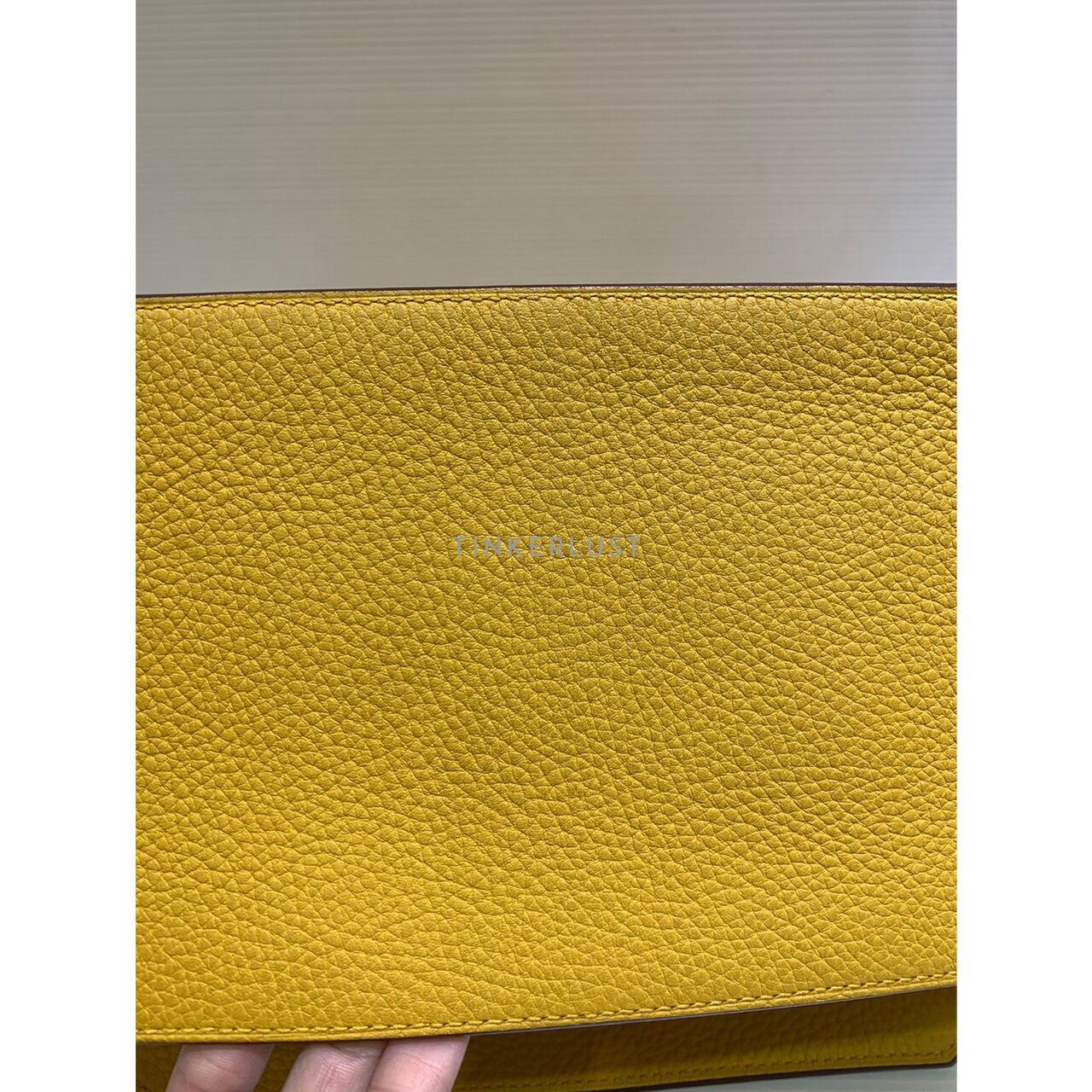 Hermes Jypsiere 31 Clemence Yellow # D 2019 Sling Bag 