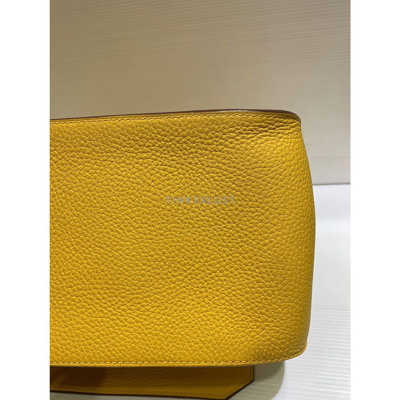 Hermes Jypsiere 31 Clemence Yellow # D 2019 Sling Bag 