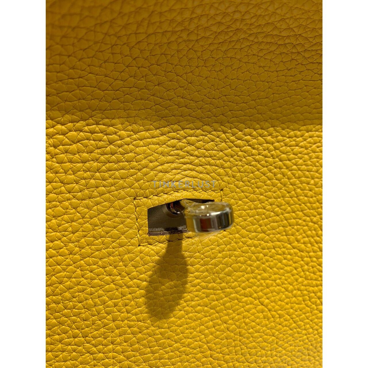 Hermes Jypsiere 31 Clemence Yellow # D 2019 Sling Bag 