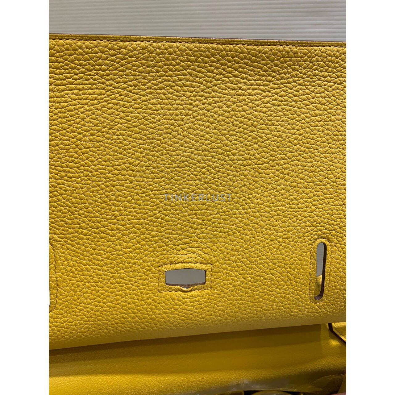 Hermes Jypsiere 31 Clemence Yellow # D 2019 Sling Bag 