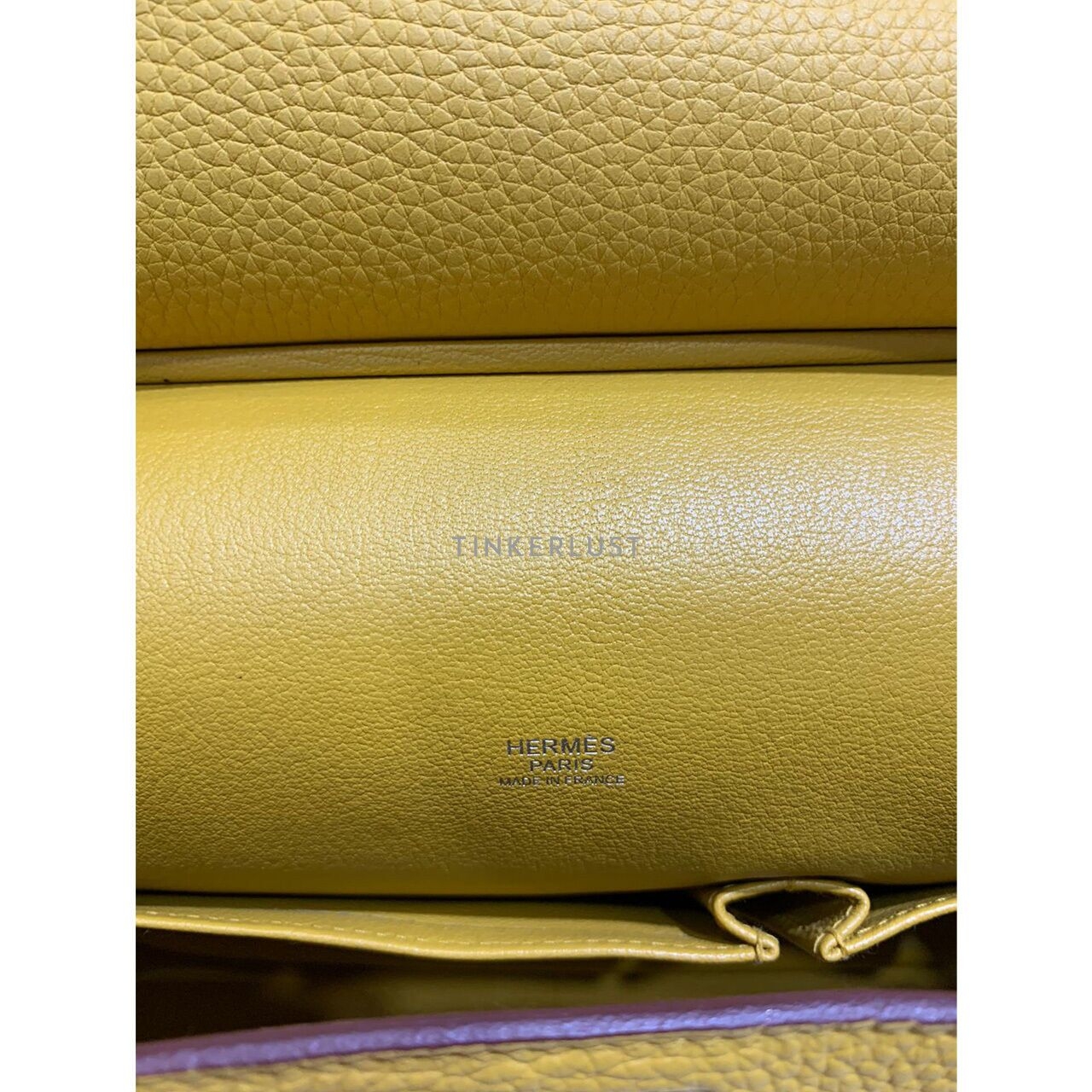 Hermes Jypsiere 31 Clemence Yellow # D 2019 Sling Bag 