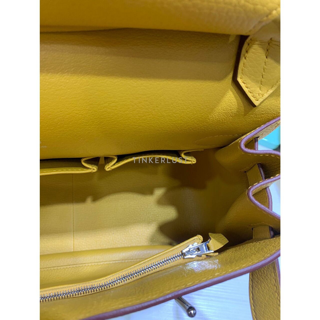 Hermes Jypsiere 31 Clemence Yellow # D 2019 Sling Bag 