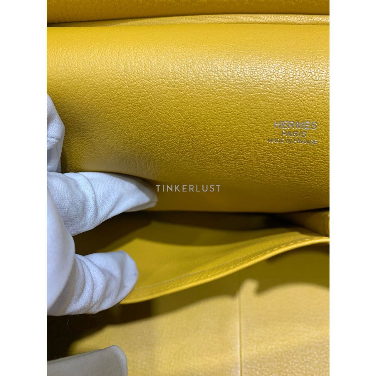 Hermes Jypsiere 31 Clemence Yellow # D 2019 Sling Bag 