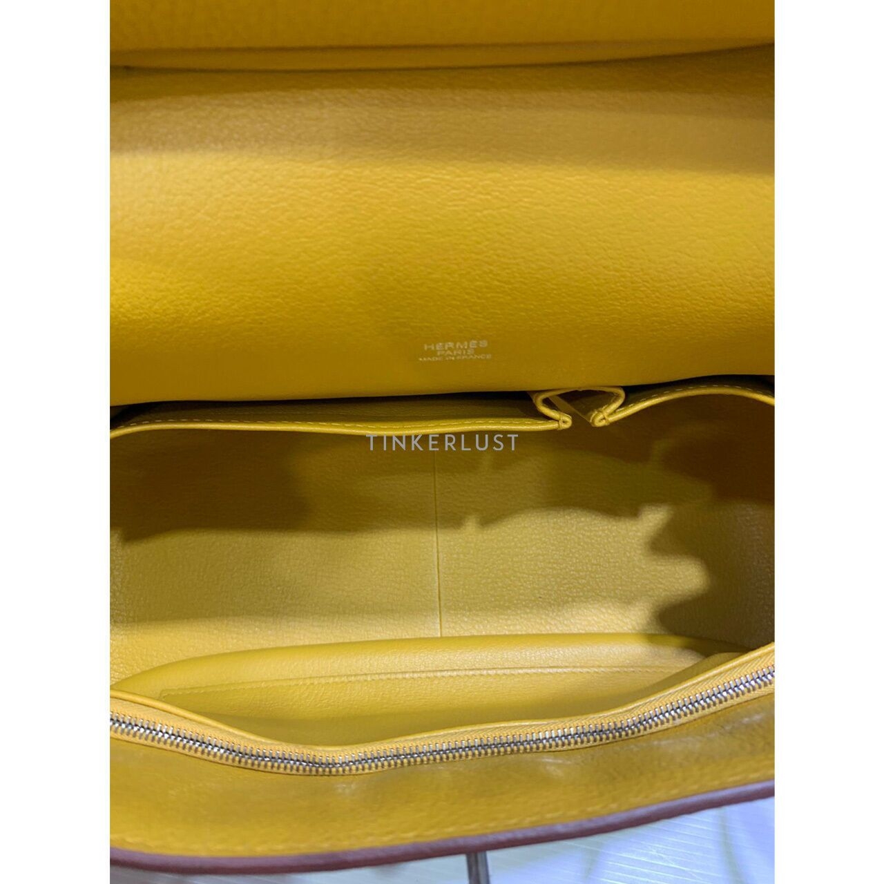 Hermes Jypsiere 31 Clemence Yellow # D 2019 Sling Bag 