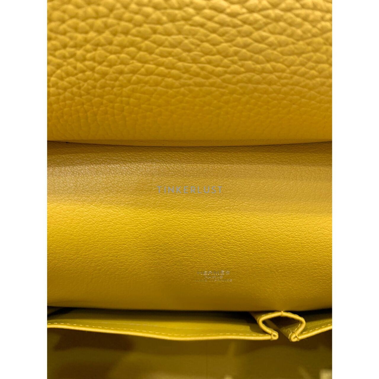 Hermes Jypsiere 31 Clemence Yellow # D 2019 Sling Bag 