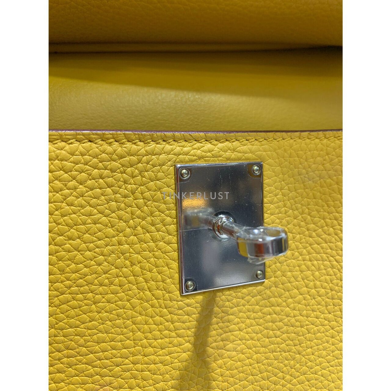 Hermes Jypsiere 31 Clemence Yellow # D 2019 Sling Bag 