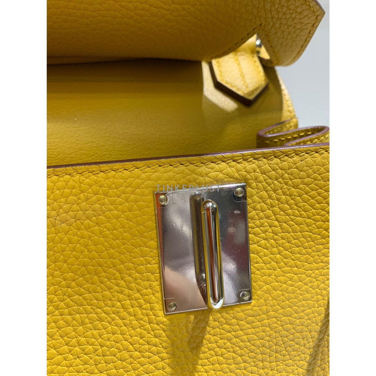 Hermes Jypsiere 31 Clemence Yellow # D 2019 Sling Bag 