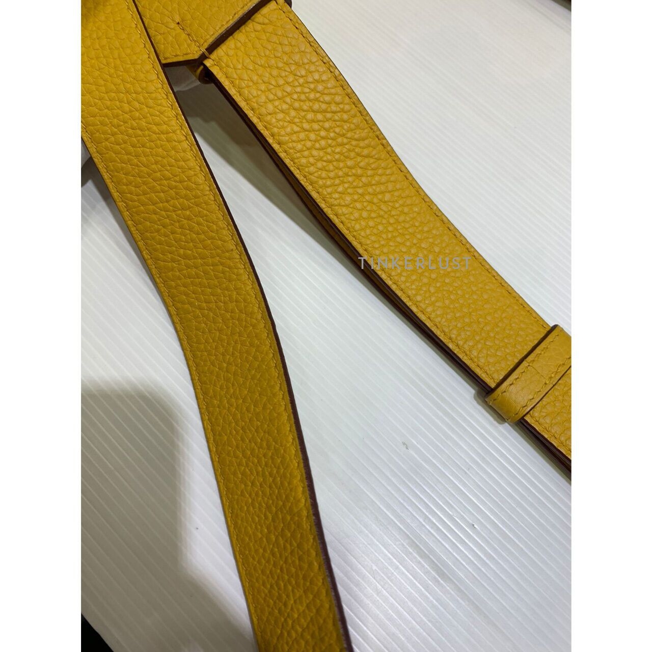 Hermes Jypsiere 31 Clemence Yellow # D 2019 Sling Bag 