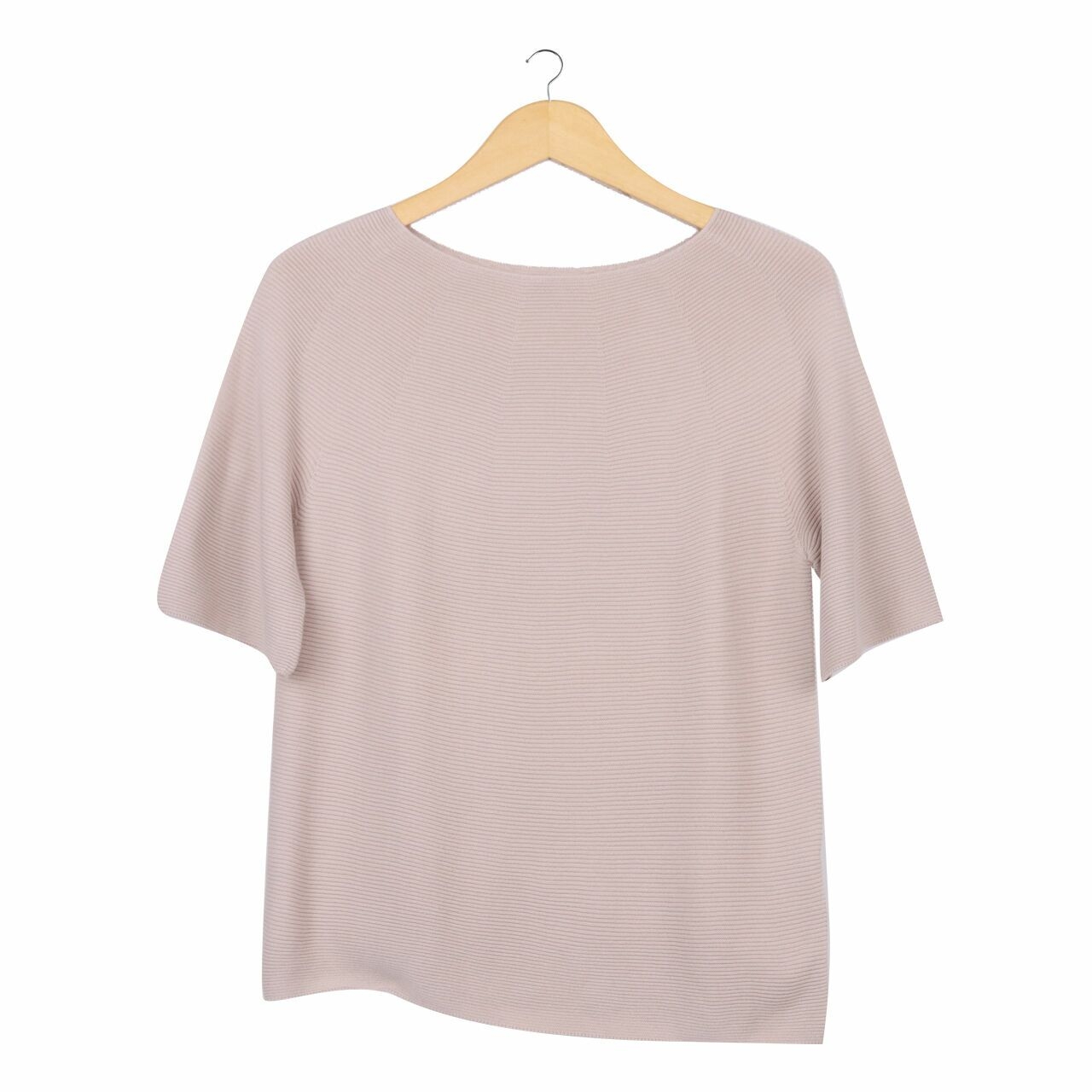 UNIQLO Beige Knit Blouse