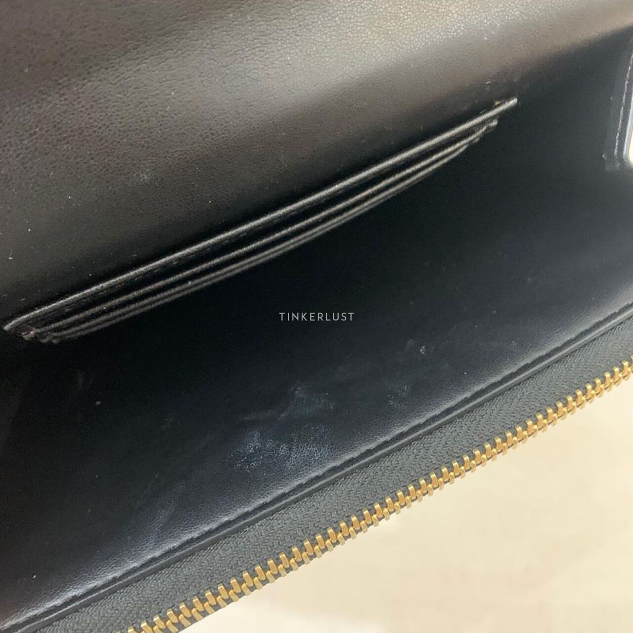 Stella McCartney Black Logo Wallet Sling Bag 