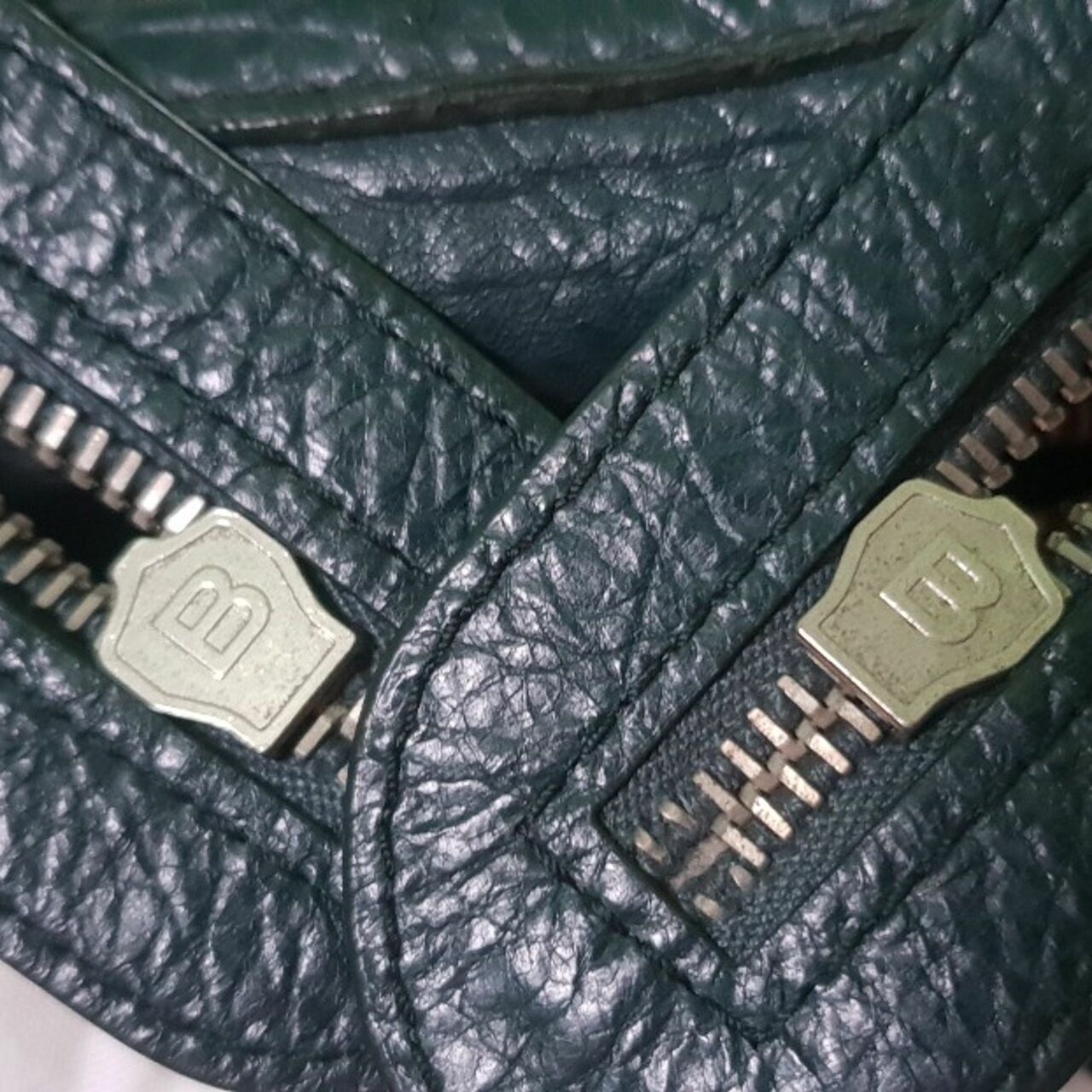 Balenciaga Dark Green Classic City Shoulder Bag