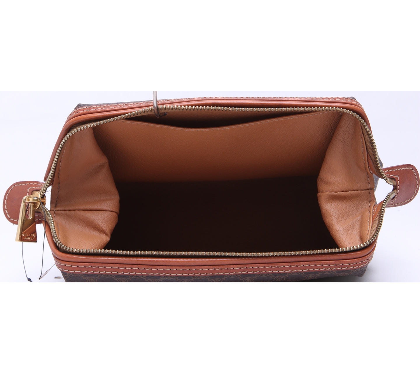 Celine Brown Vintage Monogram Pouch