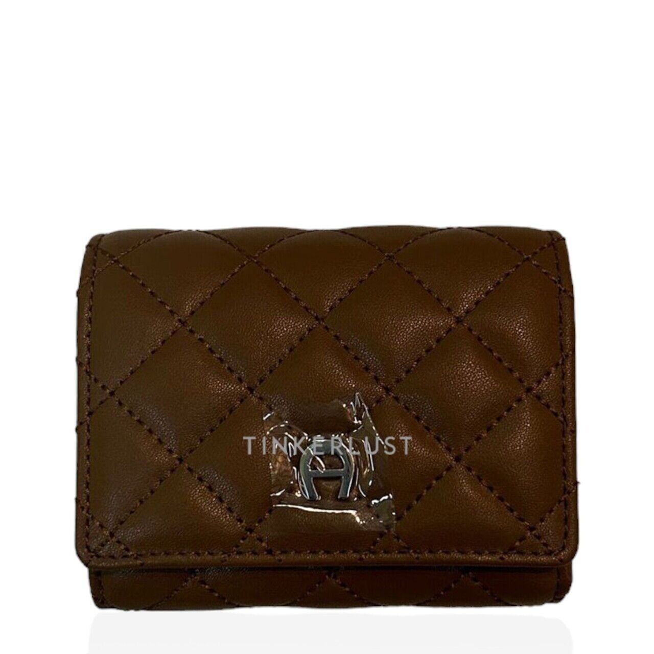 Aigner Dark Toffee Bifold Wallet