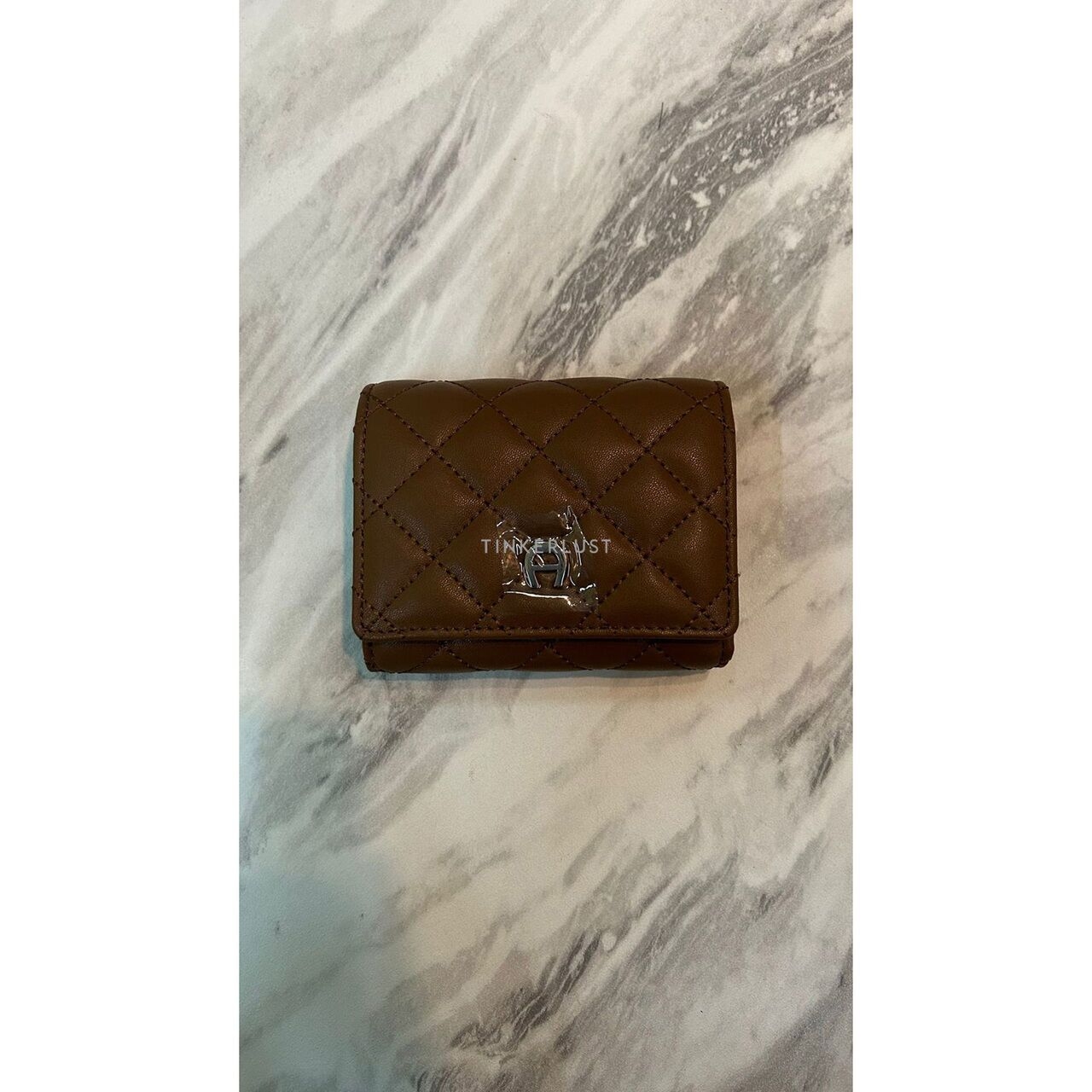 Aigner Dark Toffee Bifold Wallet